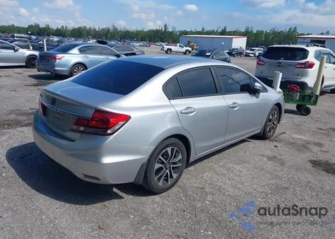 2015 Honda Civic Ex из США, поврежденный, VIN 19XFB2F81FE084813
